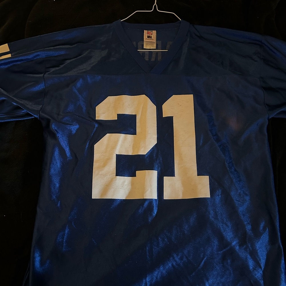 Vintage NFL New York Giants Tiki Barber Jersey Size Large